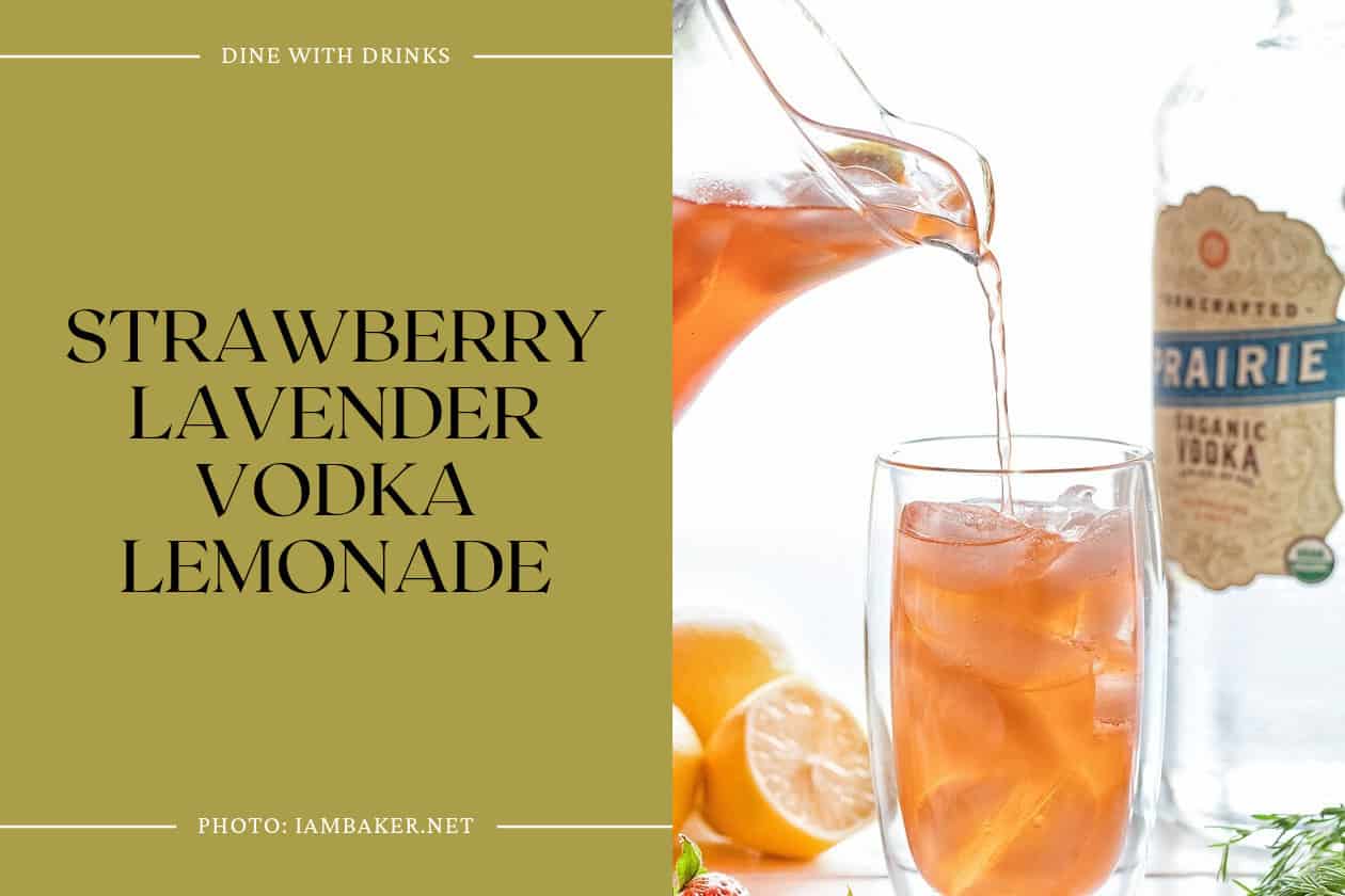 Strawberry Lavender Vodka Lemonade