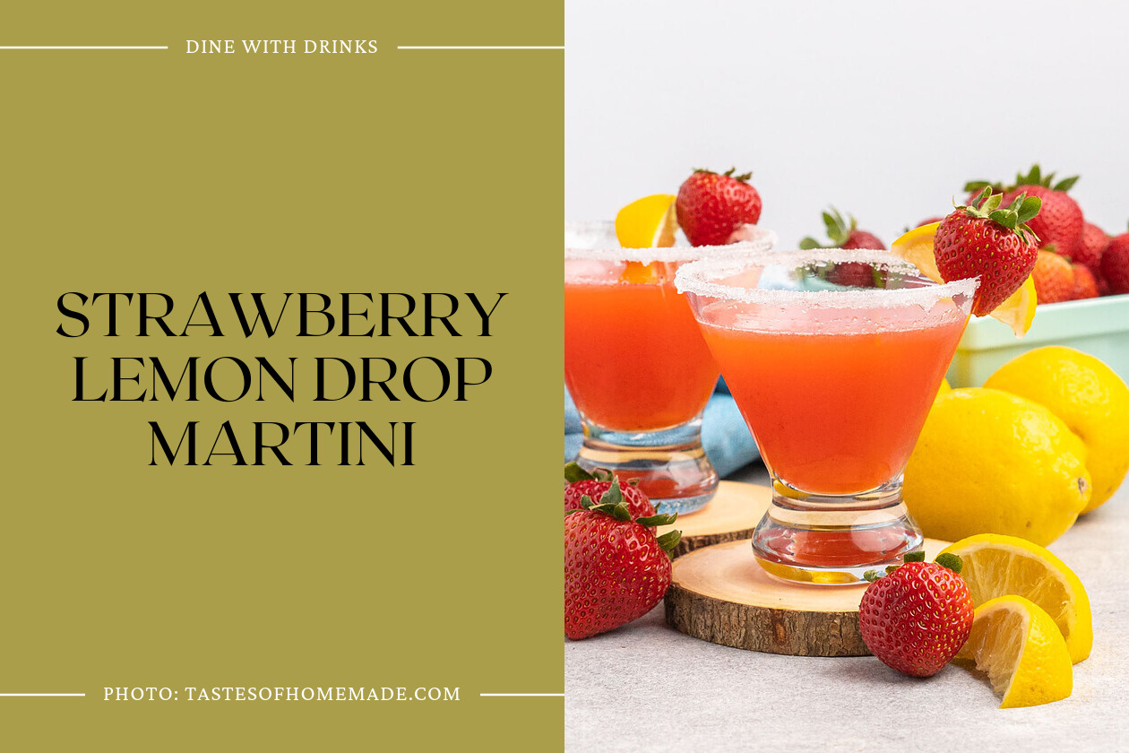 Strawberry Lemon Drop Martini