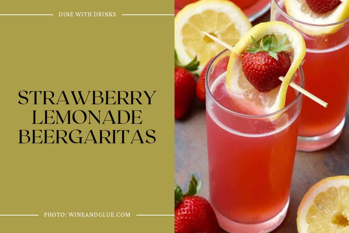 Strawberry Lemonade Beergaritas