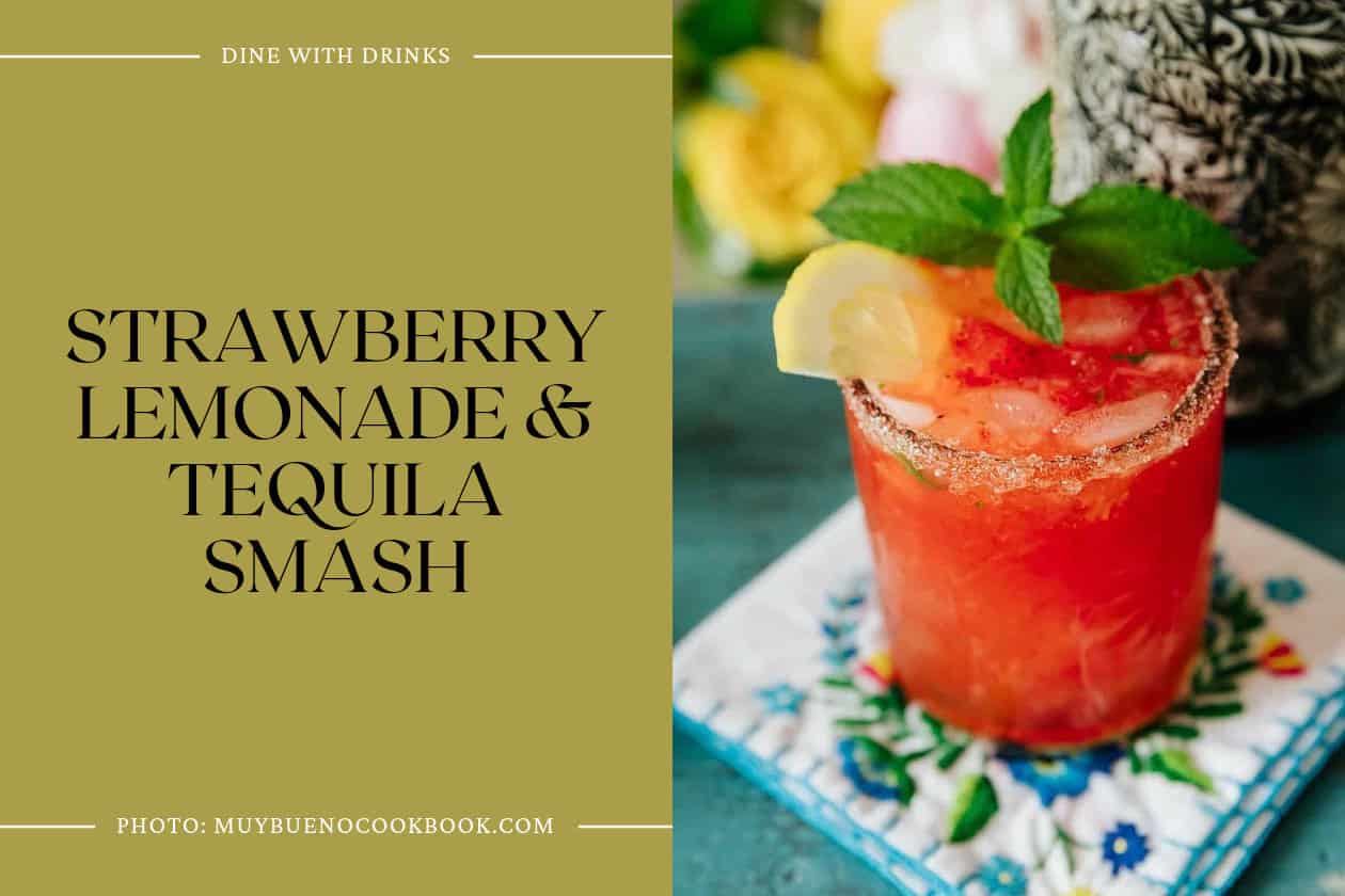 Strawberry Lemonade & Tequila Smash
