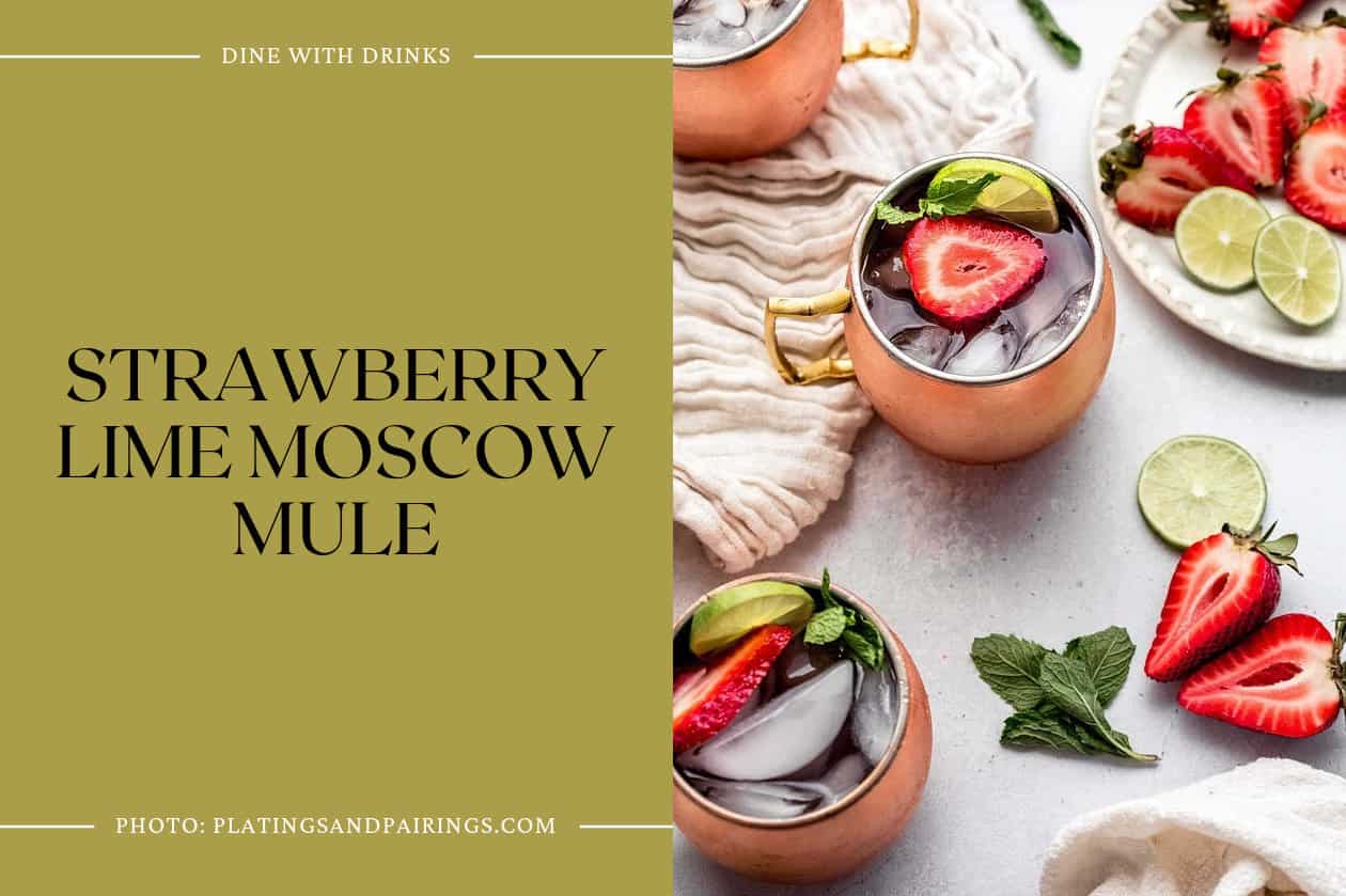 Strawberry Lime Moscow Mule