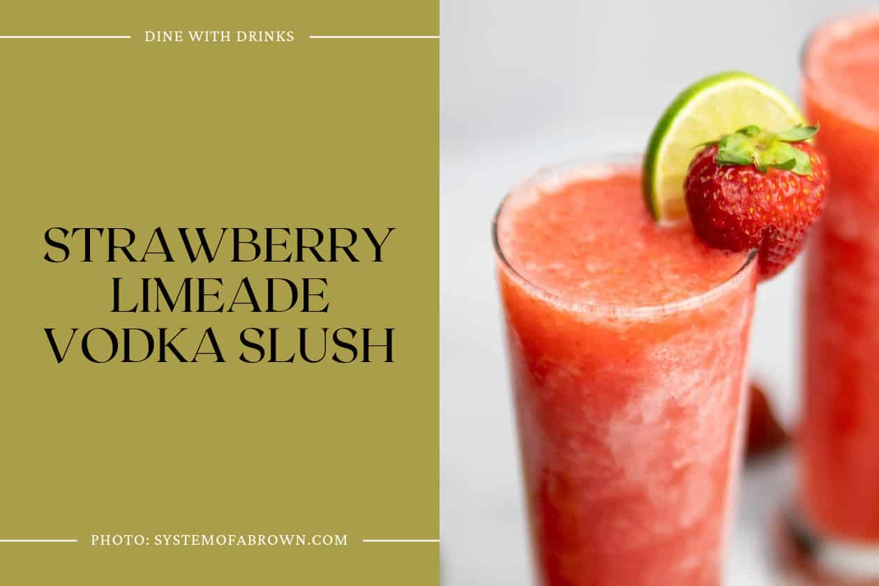 Strawberry Limeade Vodka Slush