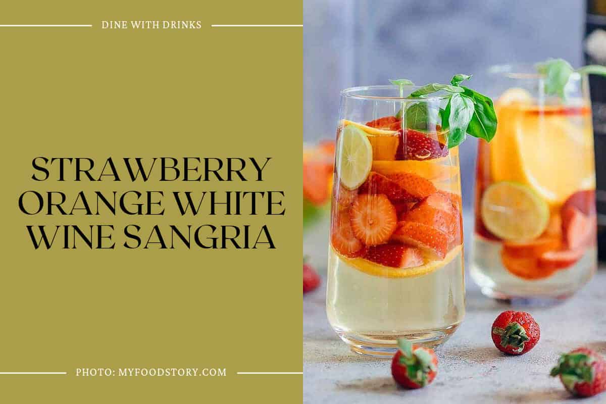Strawberry Orange White Wine Sangria