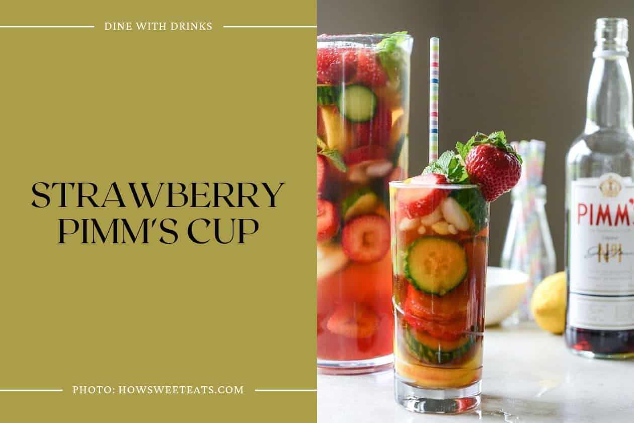 Strawberry Pimm's Cup