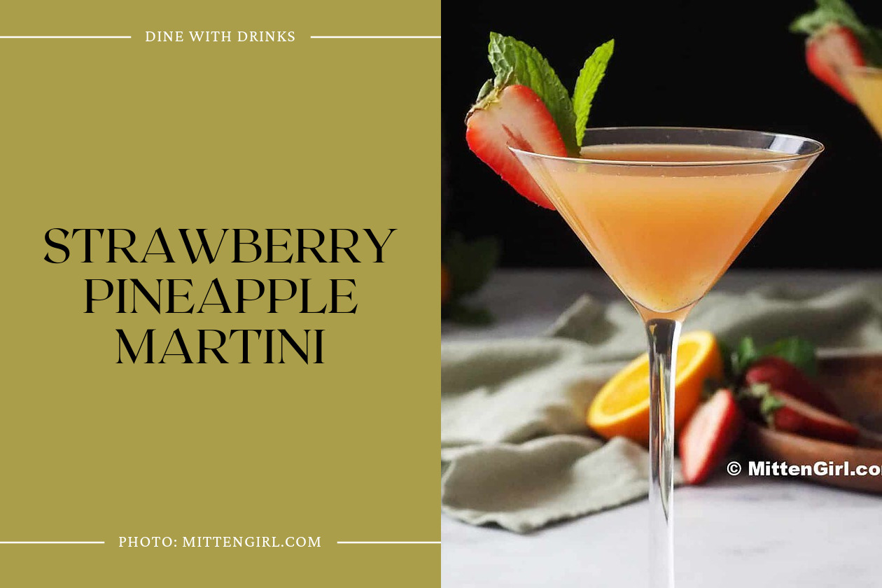 Strawberry Pineapple Martini