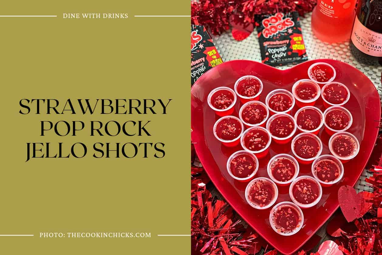Strawberry Pop Rock Jello Shots