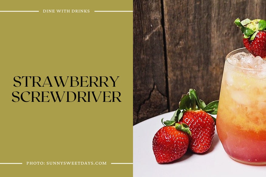 Strawberry Screwdriver