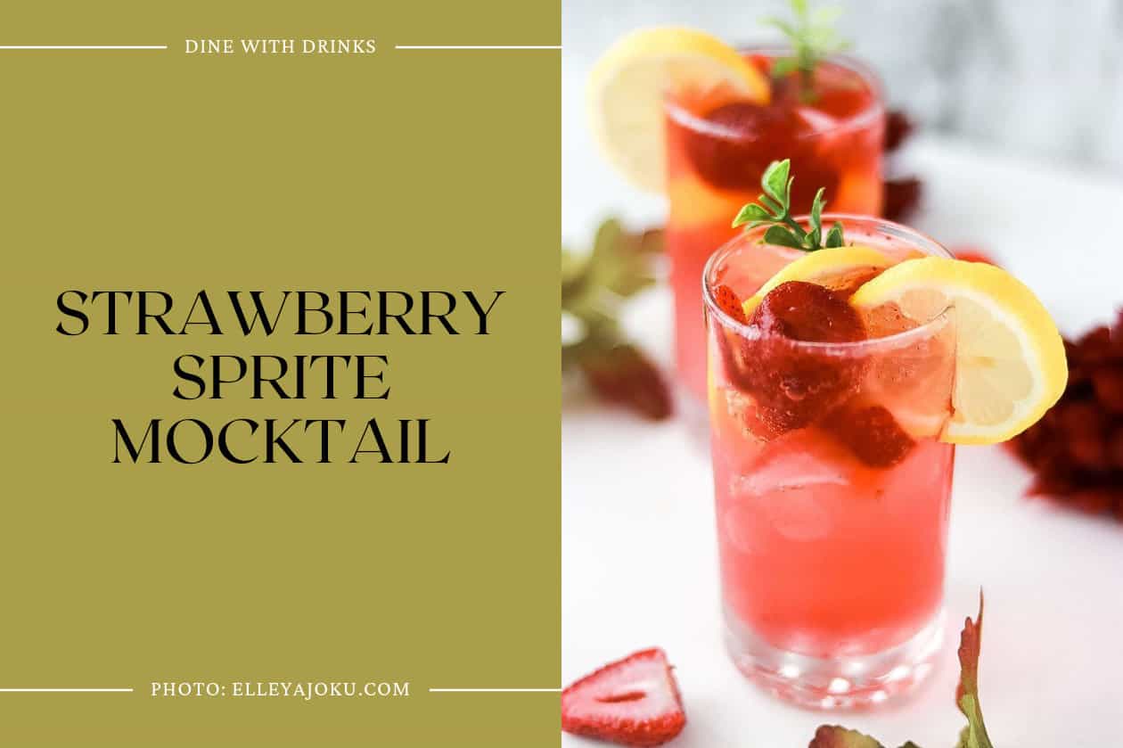 Strawberry Sprite Mocktail
