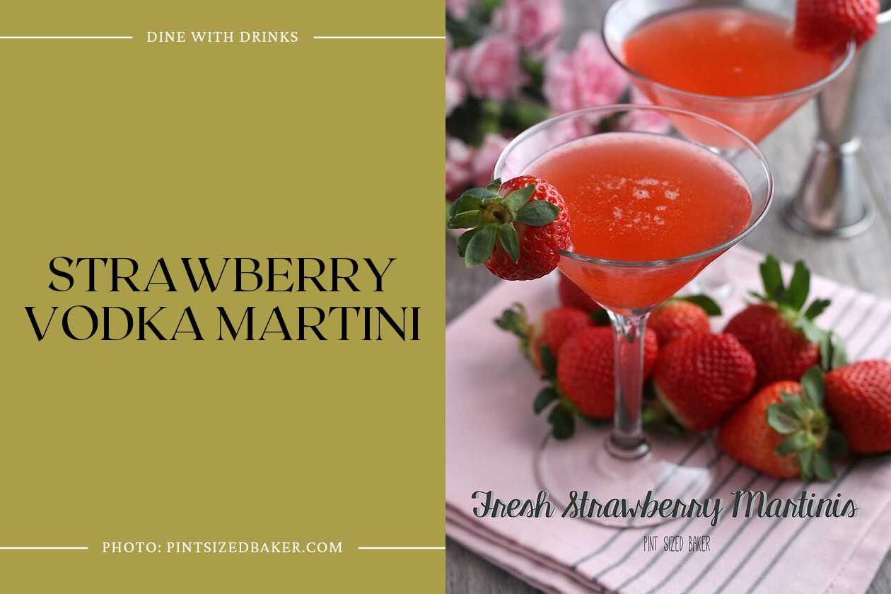 Strawberry Vodka Martini