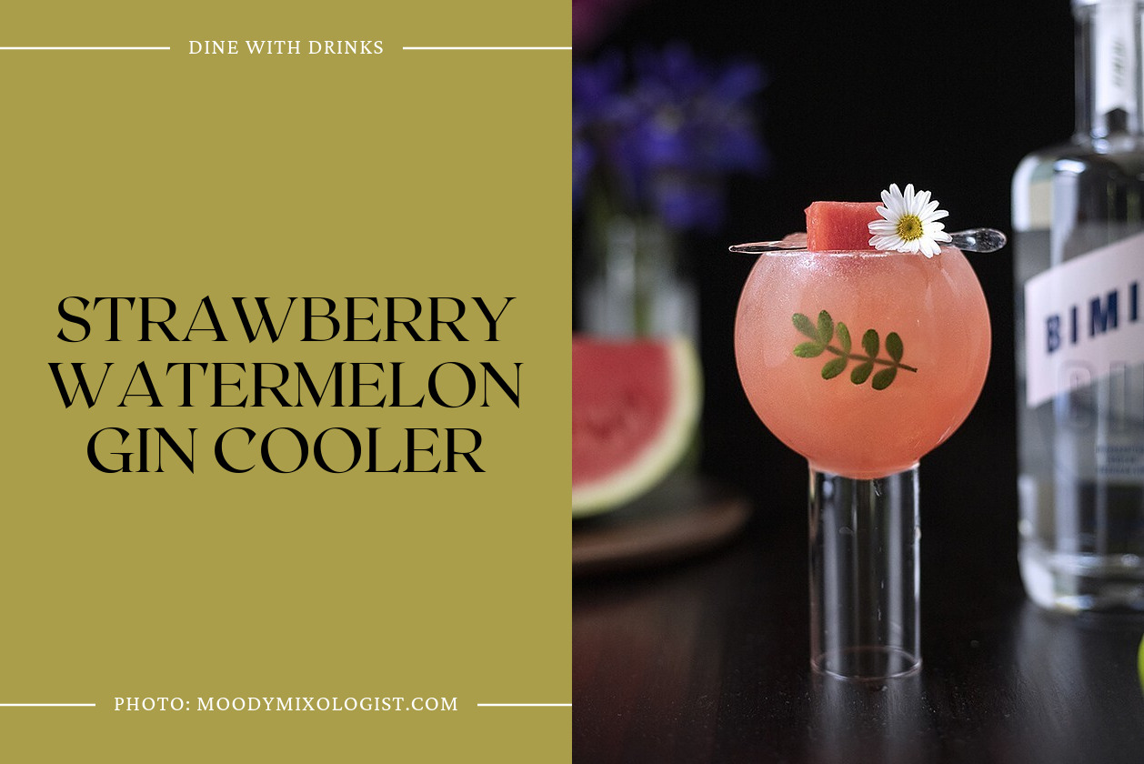 Strawberry Watermelon Gin Cooler