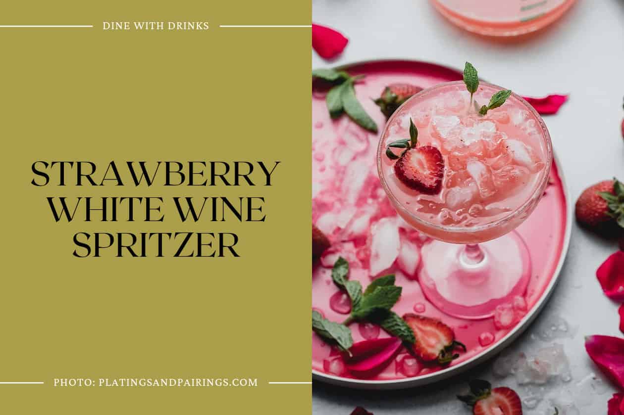 Strawberry White Wine Spritzer