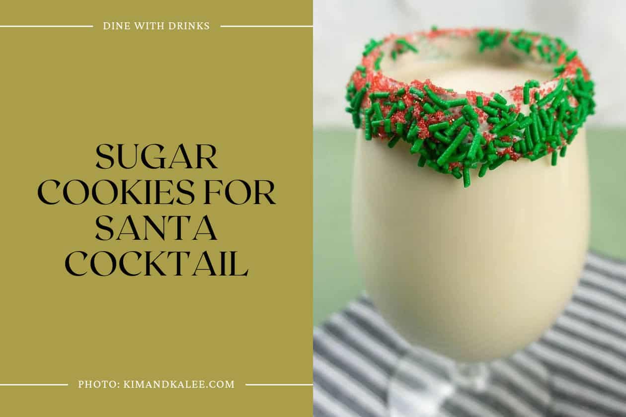 Sugar Cookies For Santa Cocktail