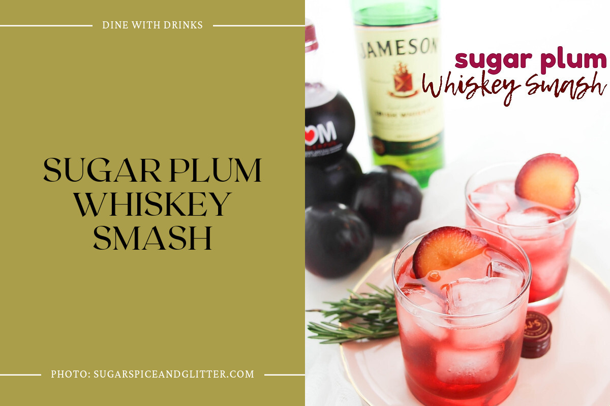 Sugar Plum Whiskey Smash