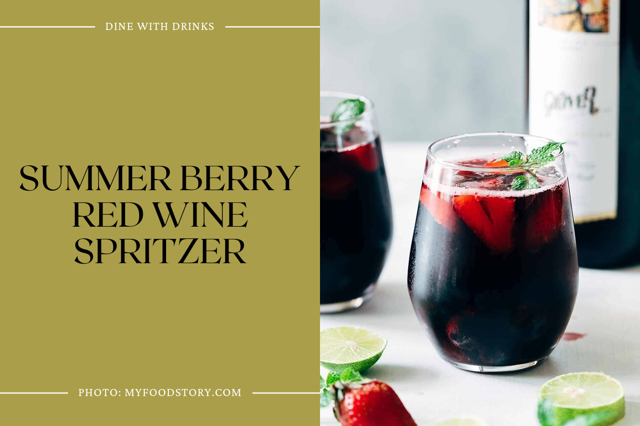 Summer Berry Red Wine Spritzer