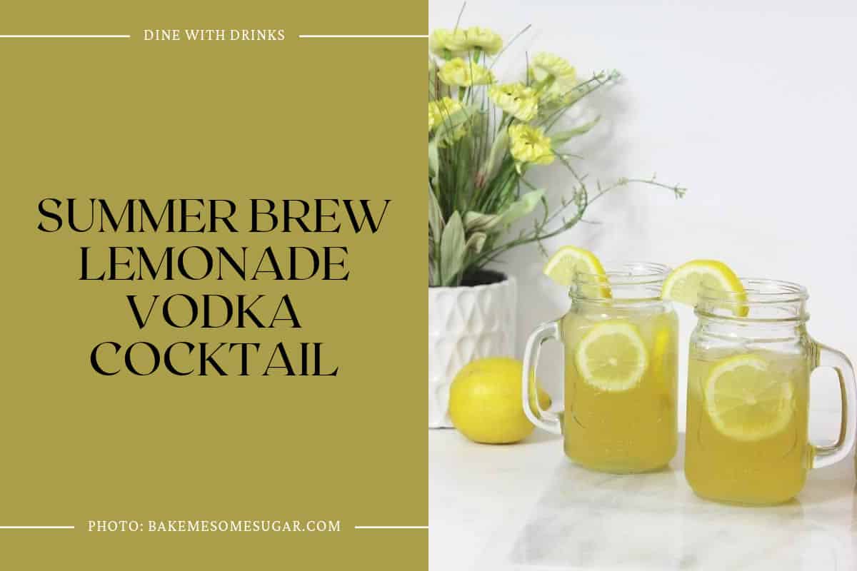 Summer Brew Lemonade Vodka Cocktail