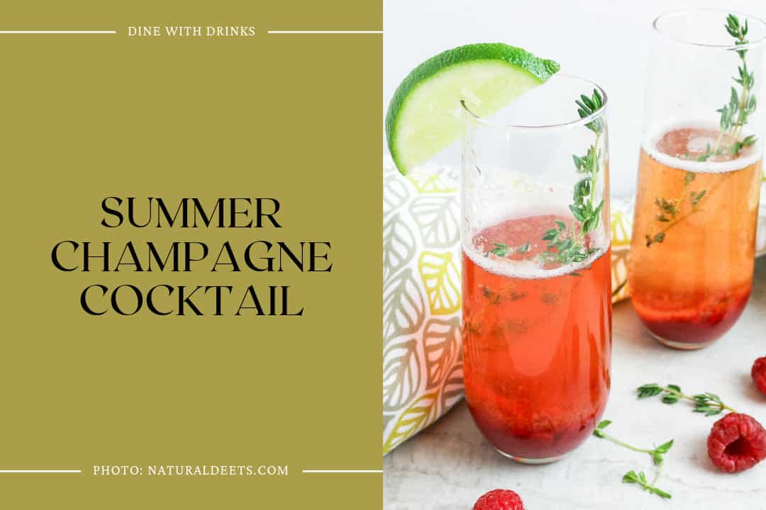 Summer Champagne Cocktail