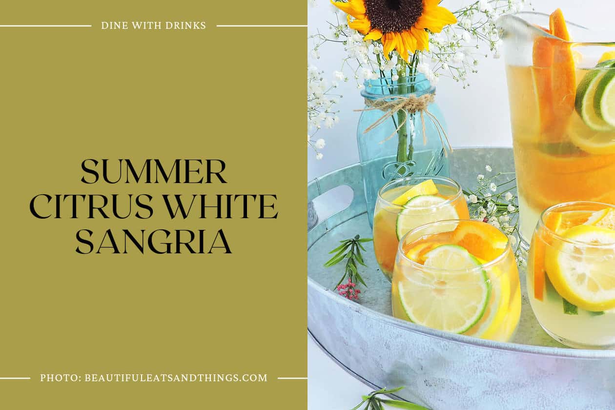 Summer Citrus White Sangria