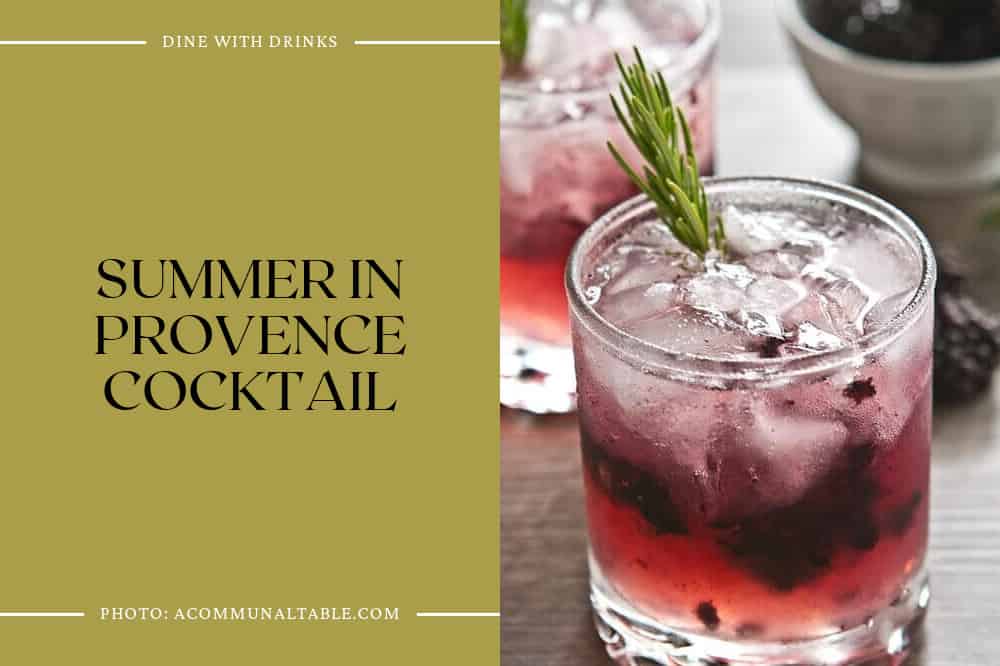 Summer In Provence Cocktail