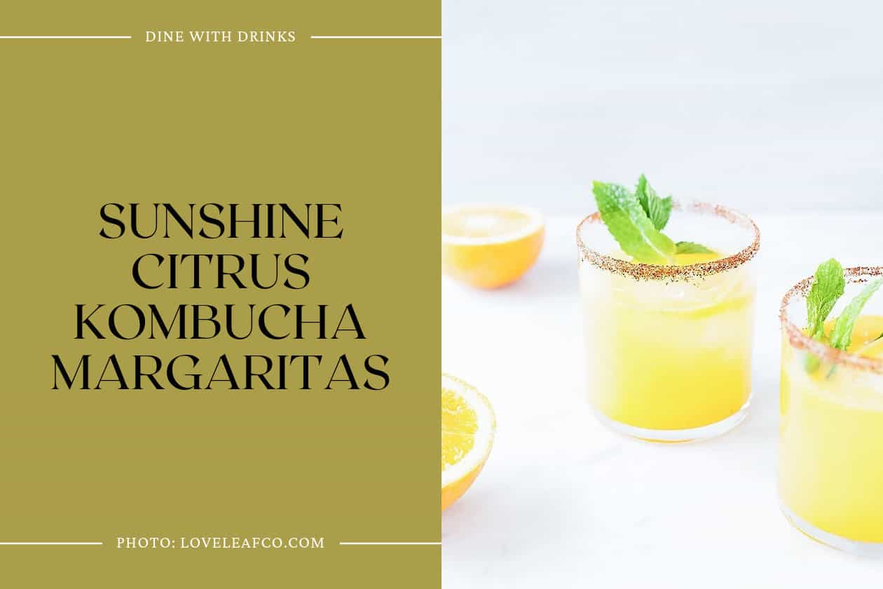 Sunshine Citrus Kombucha Margaritas
