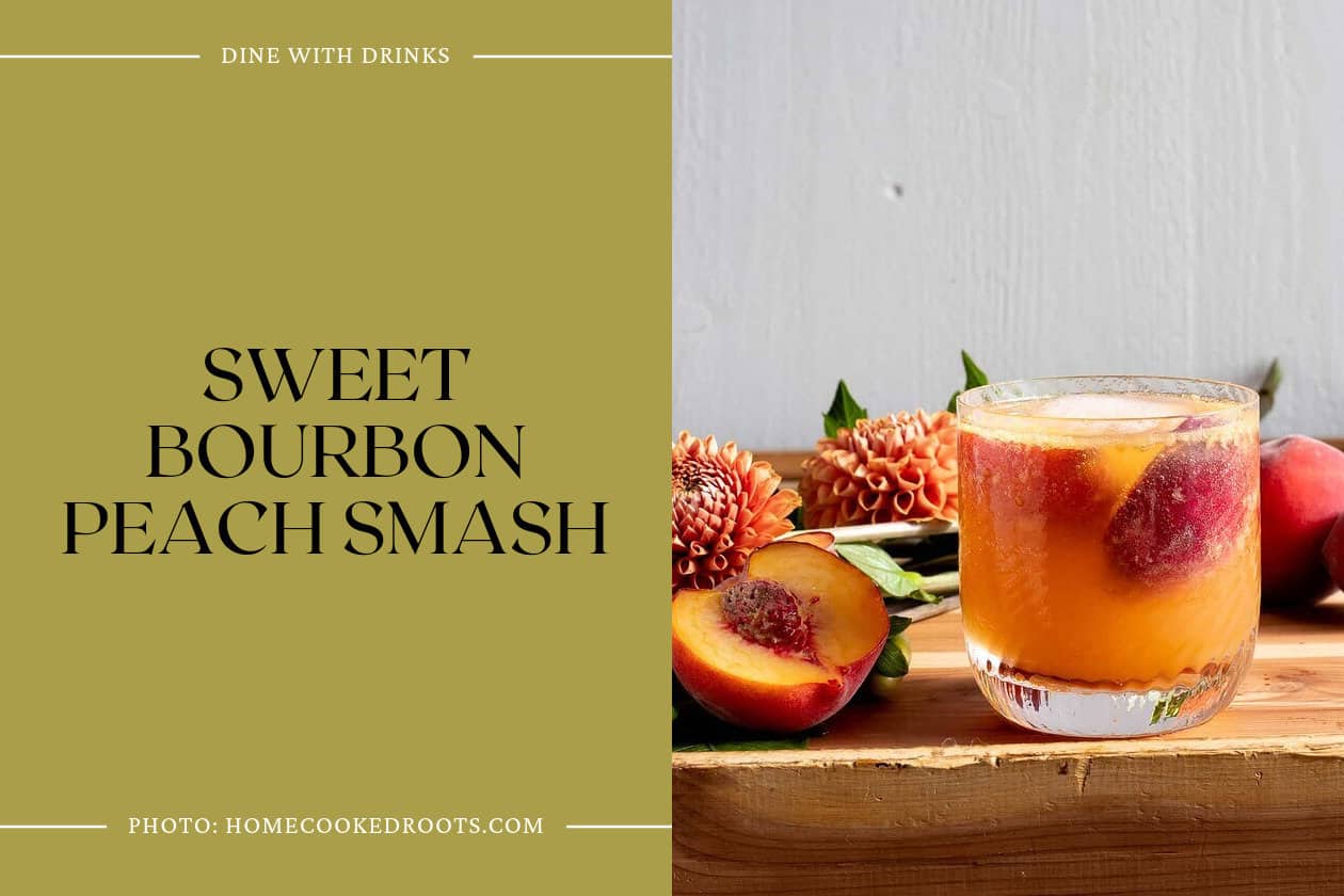 Sweet Bourbon Peach Smash