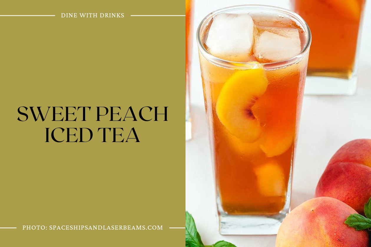 Sweet Peach Iced Tea