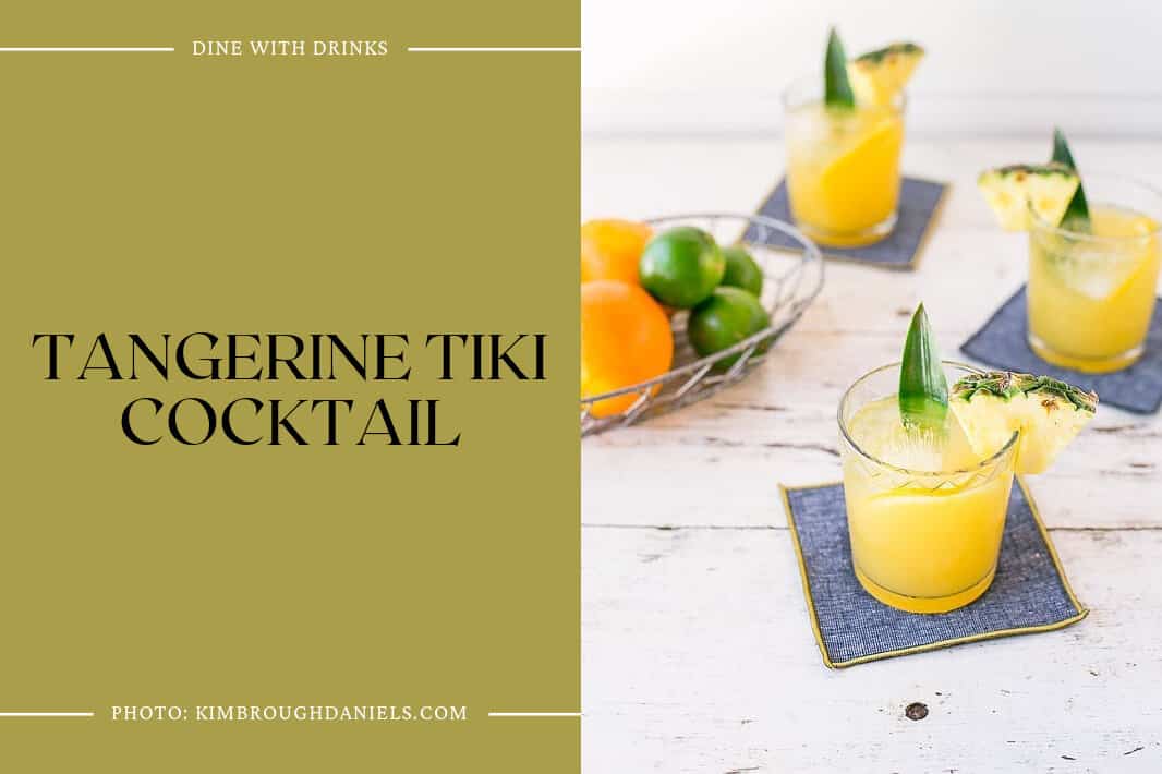 Tangerine Tiki Cocktail