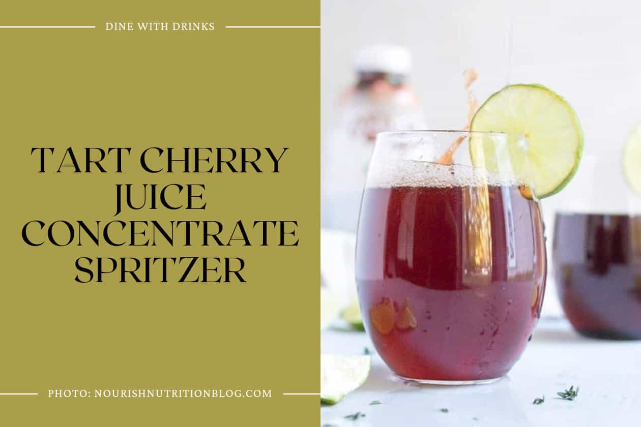 Tart Cherry Juice Concentrate Spritzer