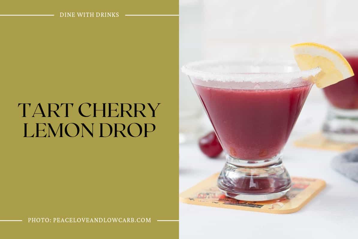 Tart Cherry Lemon Drop