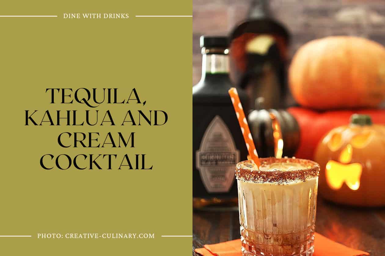 Tequila, Kahlua And Cream Cocktail