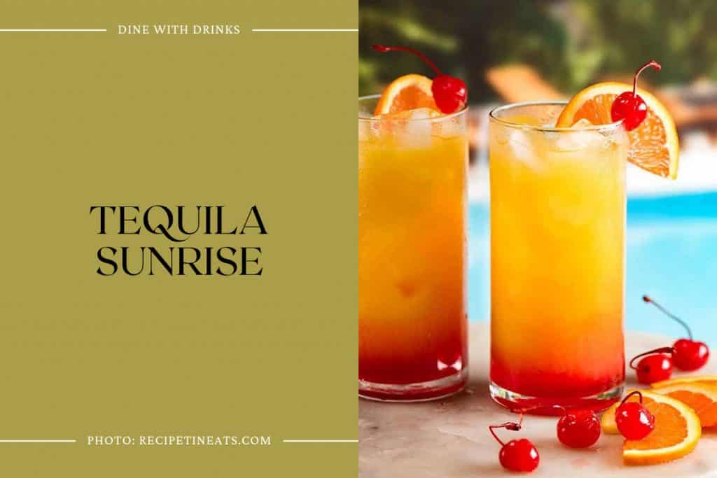 23 Tequila Orange Juice Cocktails To Turn Up The Fun DineWithDrinks Tequila Sunrise 18 1024x683