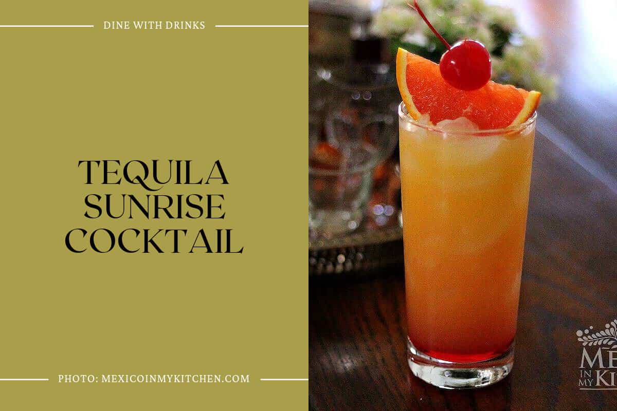 Tequila Sunrise Cocktail