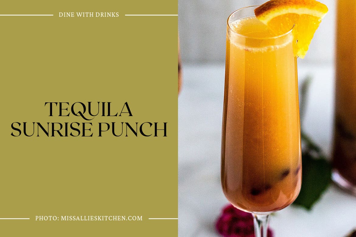 Tequila Sunrise Punch