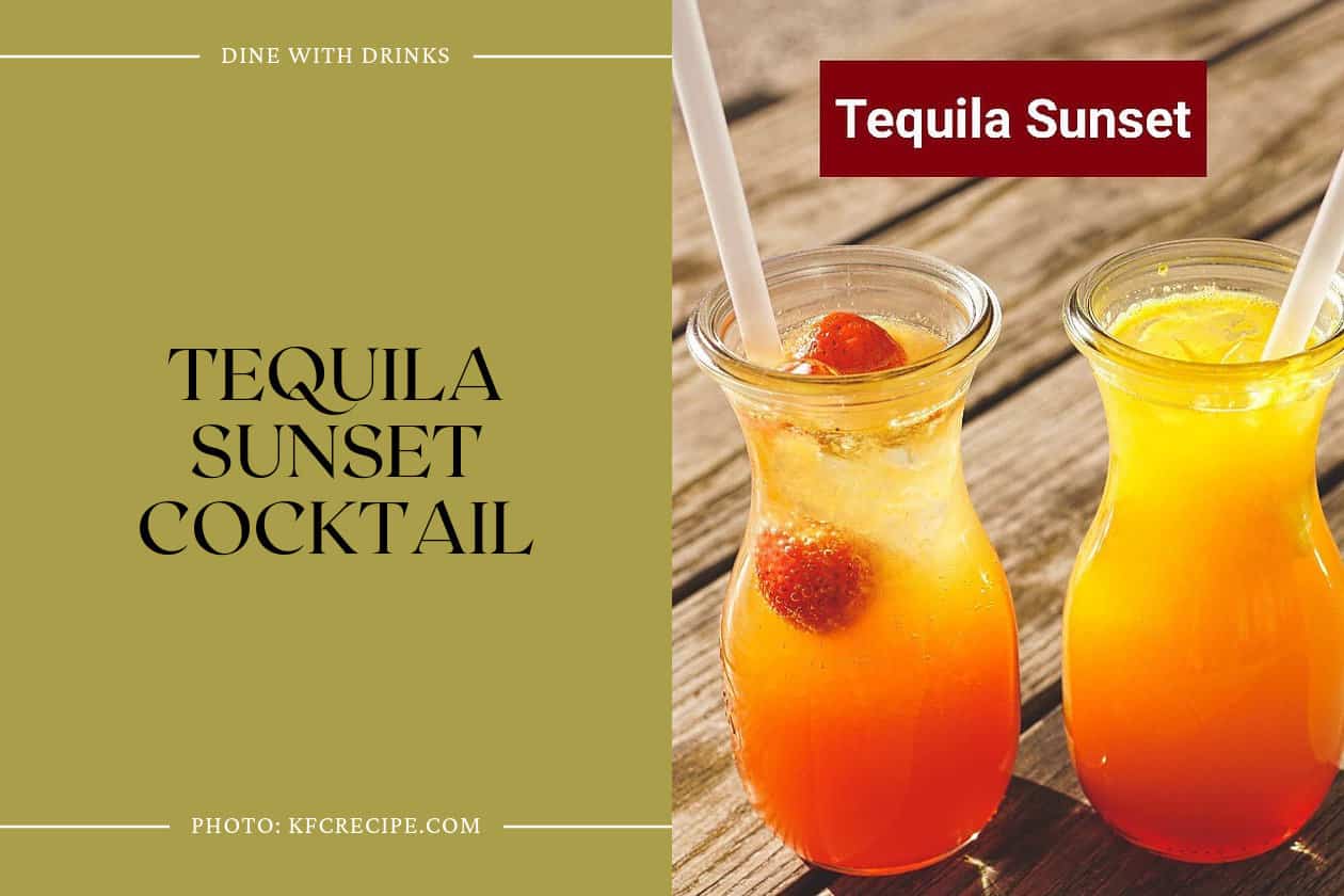 Tequila Sunset Cocktail