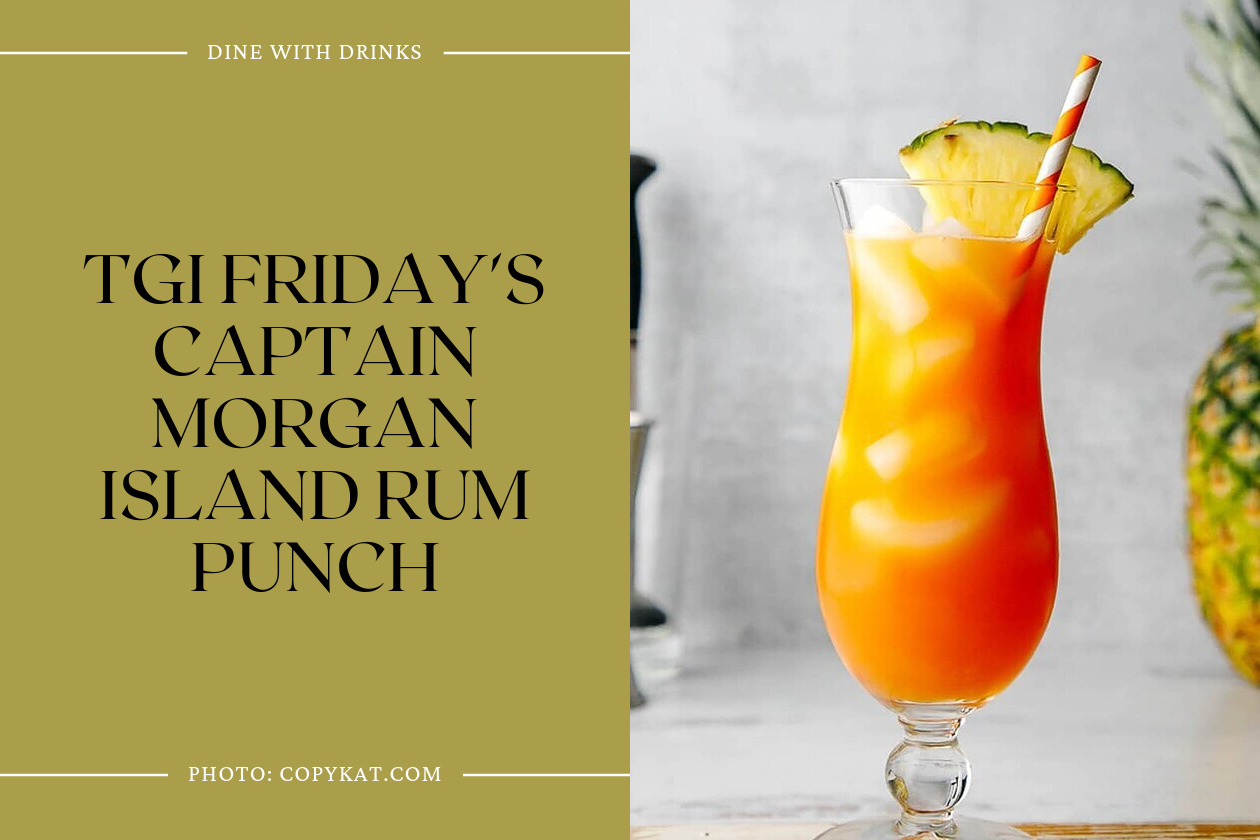 Tgi Friday's Captain Morgan Island Rum Punch