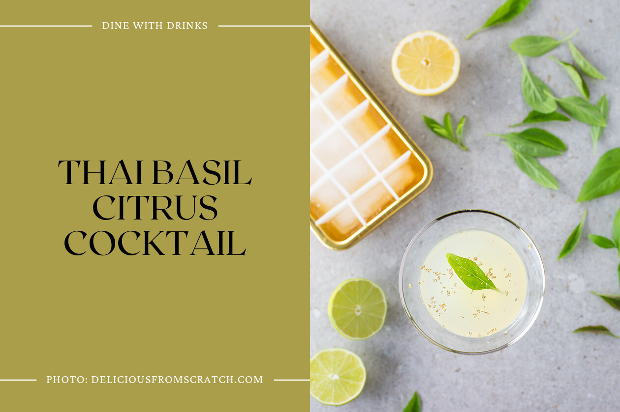 Thai Basil Citrus Cocktail