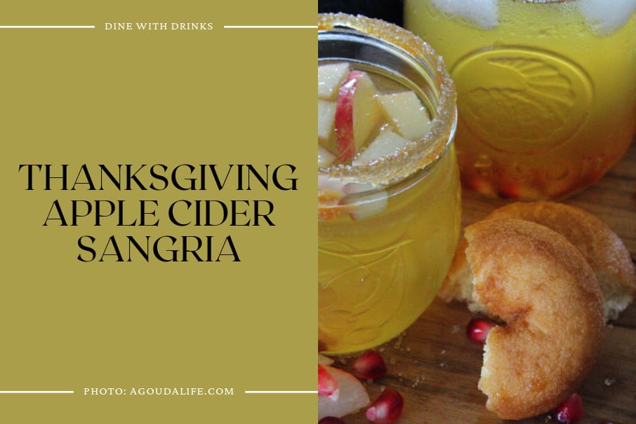 Thanksgiving Apple Cider Sangria
