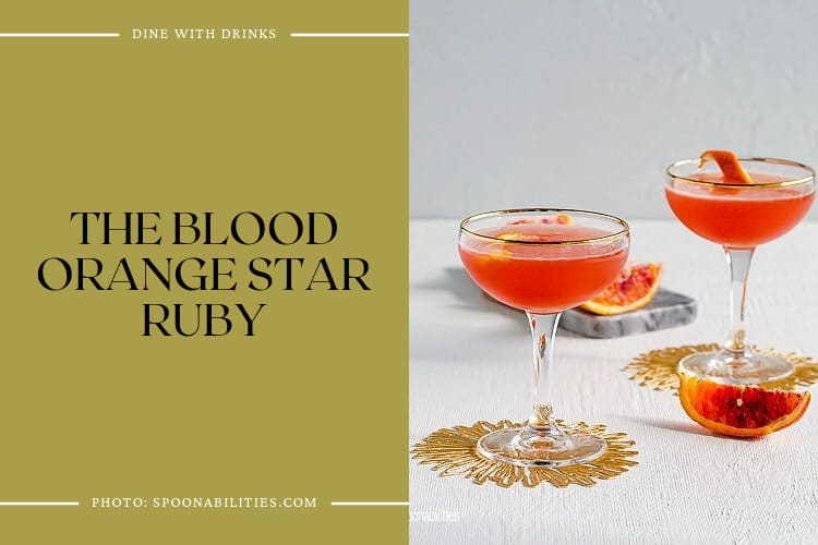 The Blood Orange Star Ruby