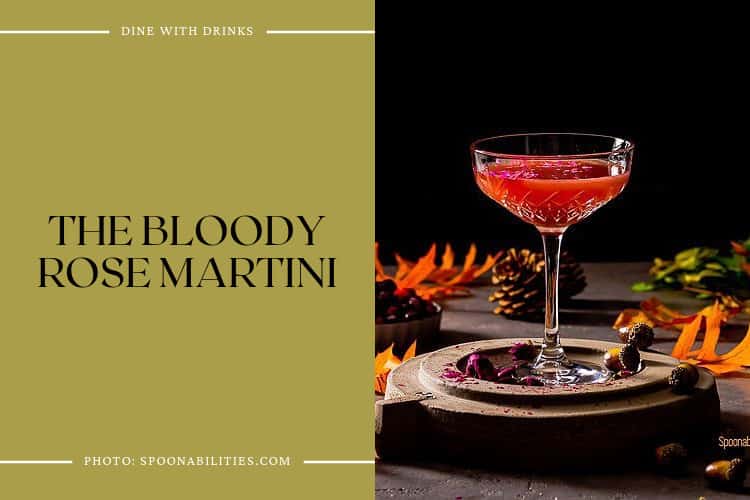 The Bloody Rose Martini