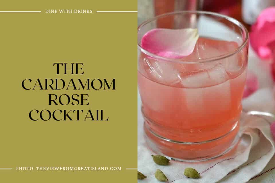 The Cardamom Rose Cocktail