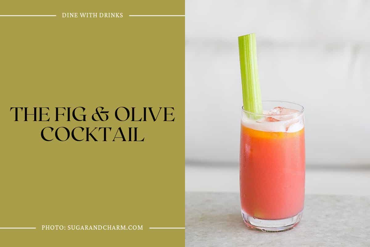 The Fig & Olive Cocktail