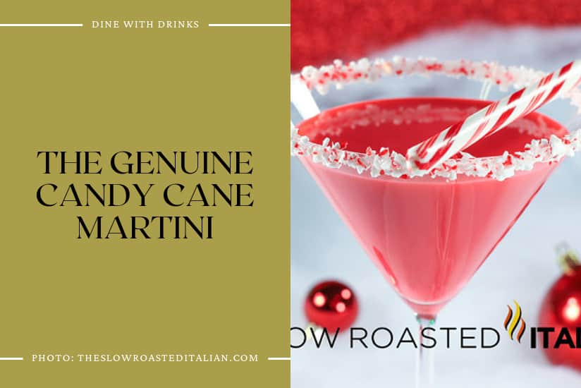 The Genuine Candy Cane Martini