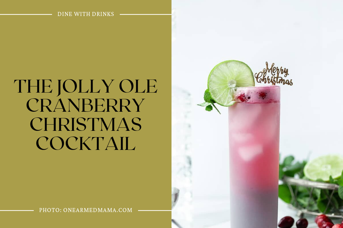 The Jolly Ole Cranberry Christmas Cocktail