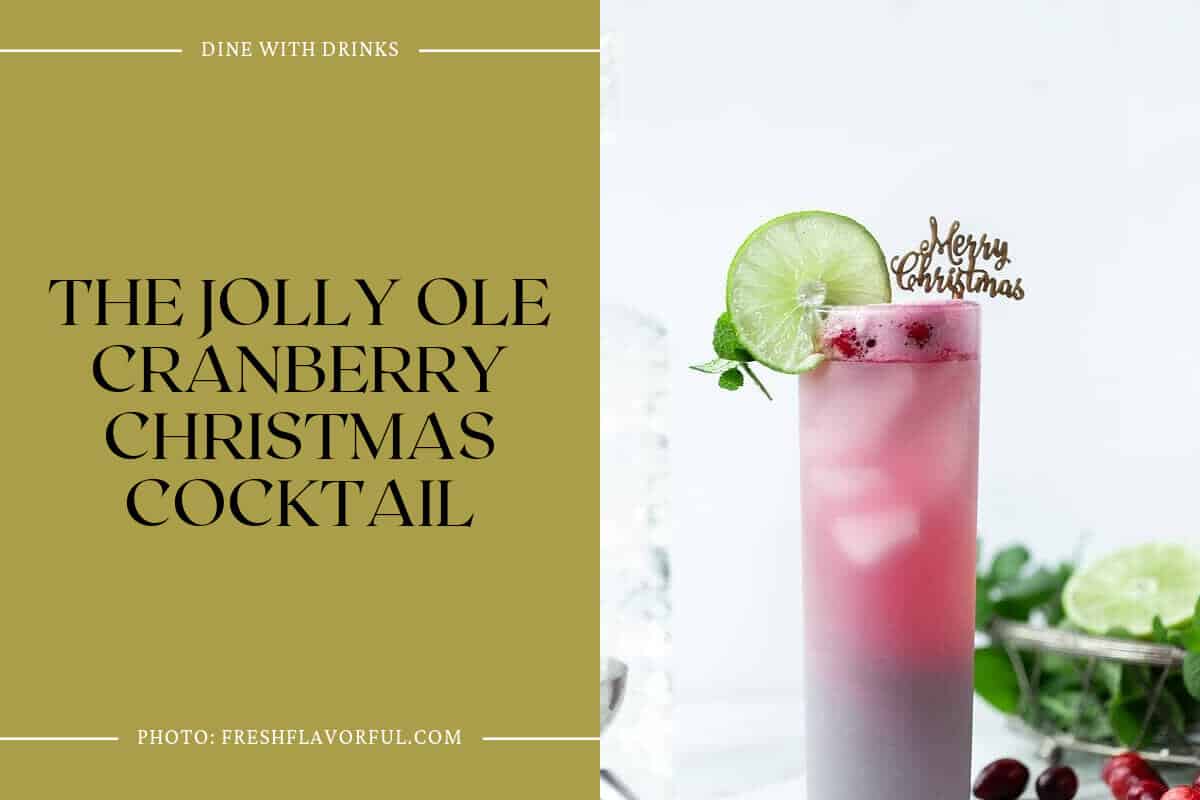 The Jolly Ole Cranberry Christmas Cocktail