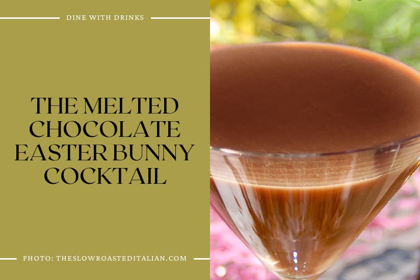 The Melted Chocolate Easter Bunny Cocktail