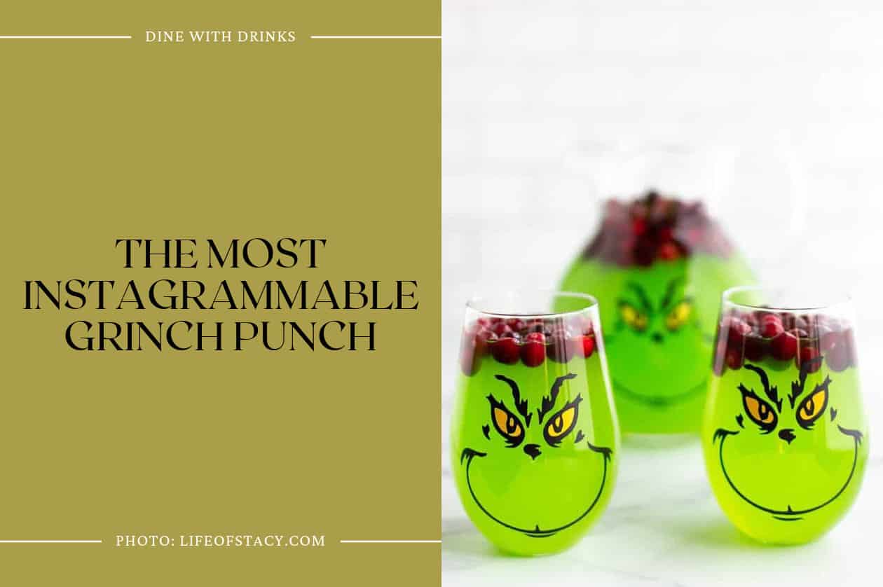 The Most Instagrammable Grinch Punch