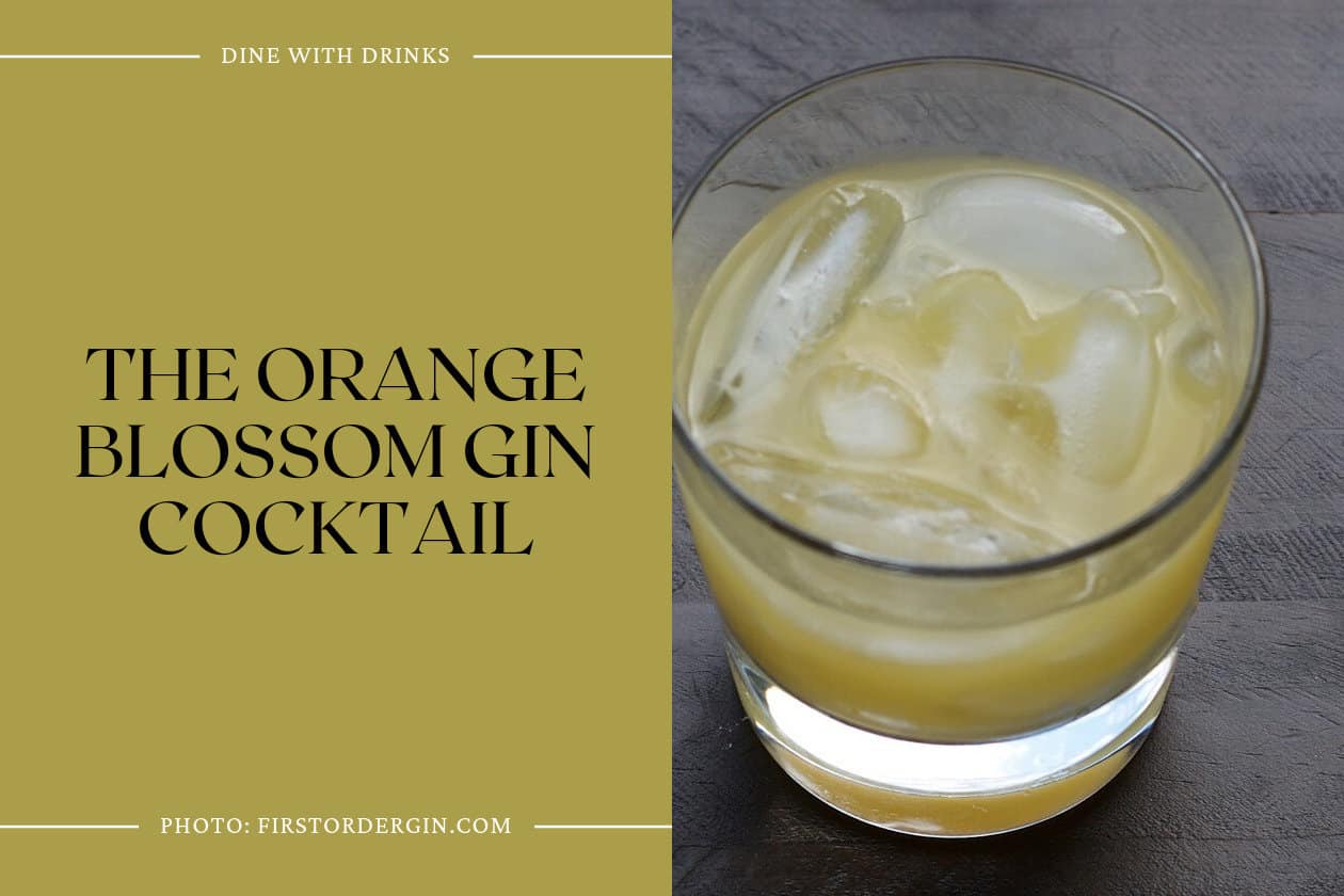The Orange Blossom Gin Cocktail