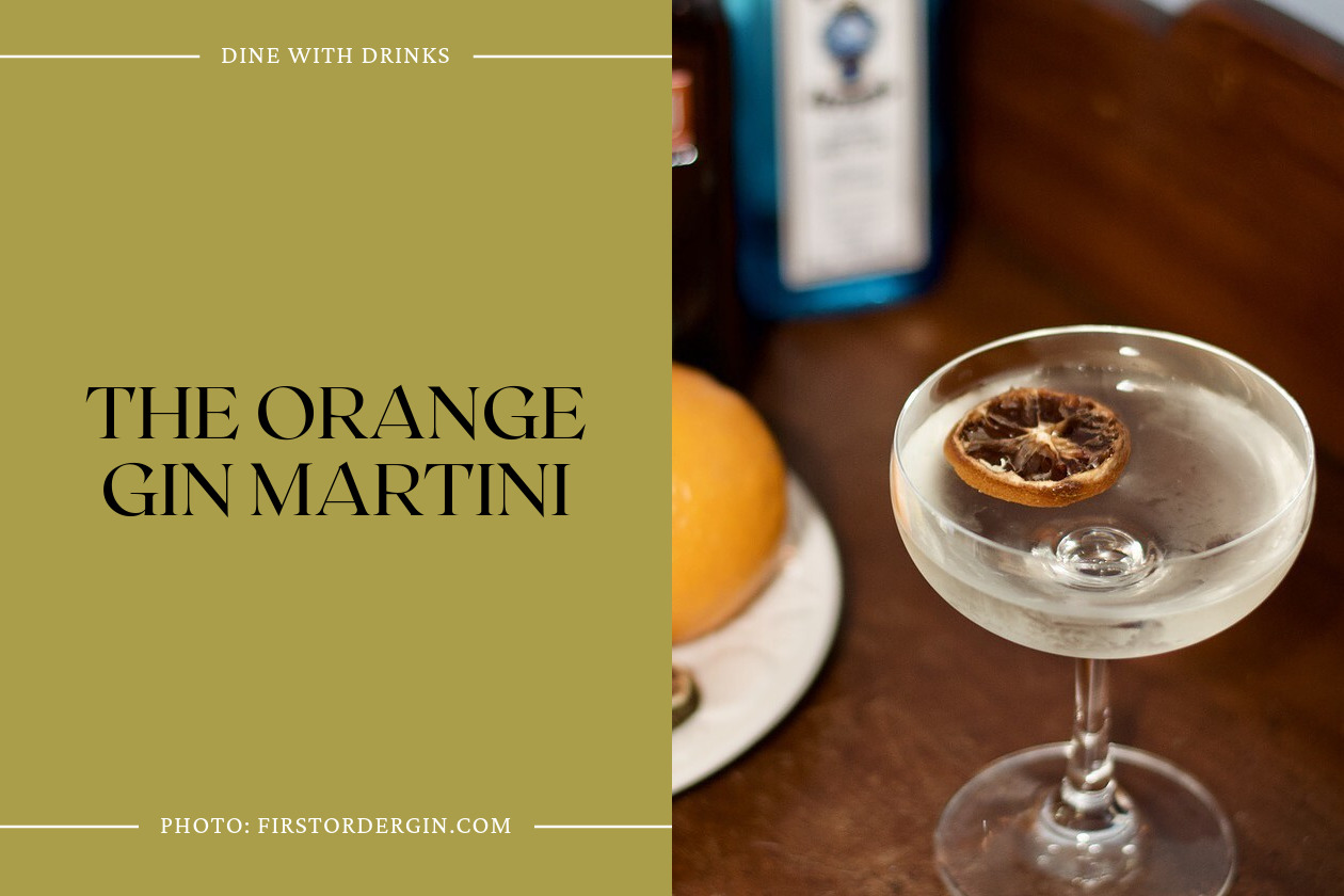 The Orange Gin Martini