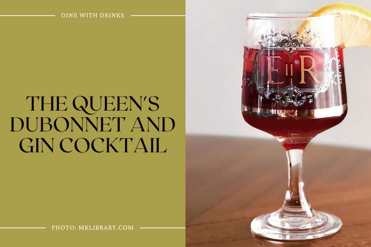 The Queen's Dubonnet And Gin Cocktail
