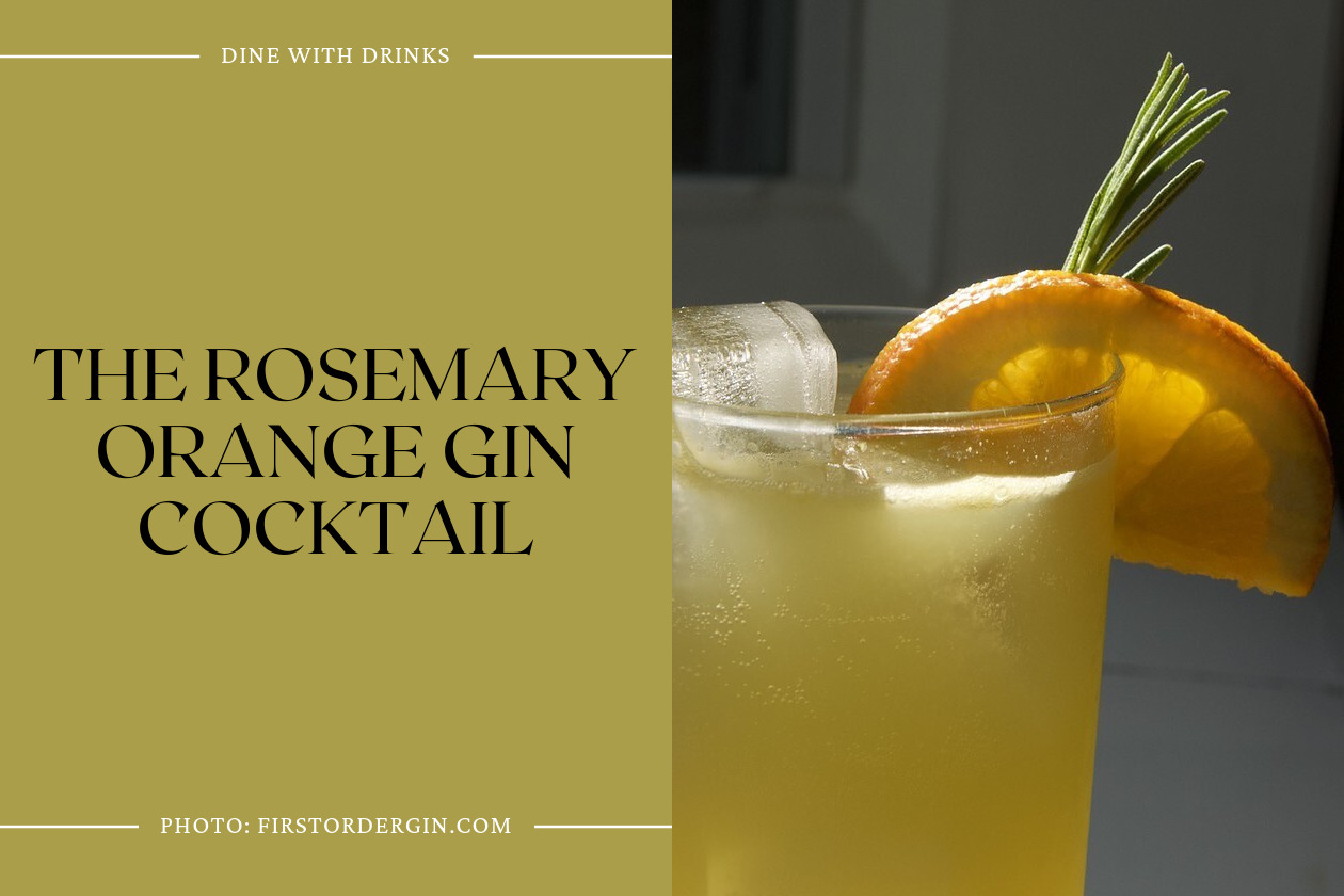 The Rosemary Orange Gin Cocktail