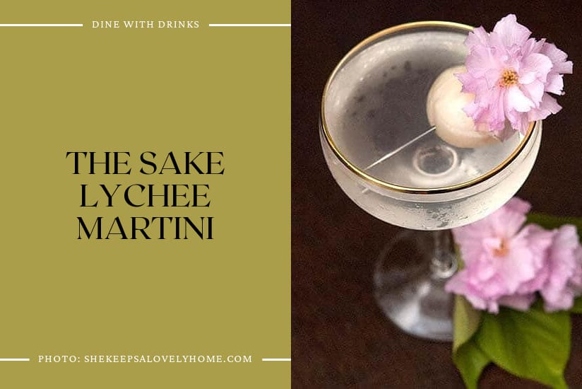 The Sake Lychee Martini